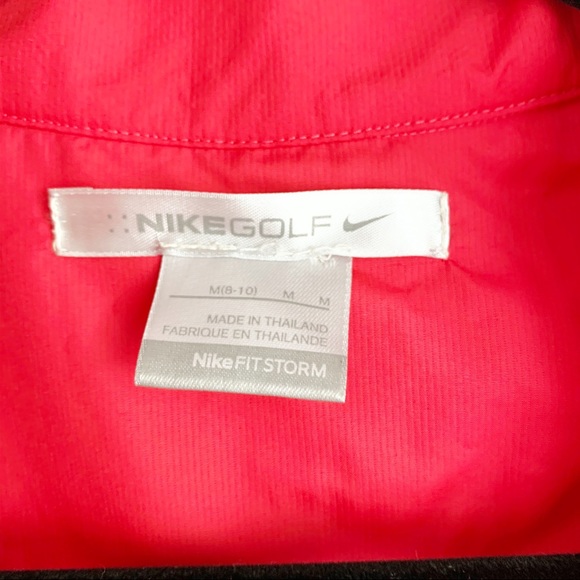 Nike - Pink Golf Half Zip Windbreaker - Medium - Picture 2 of 4